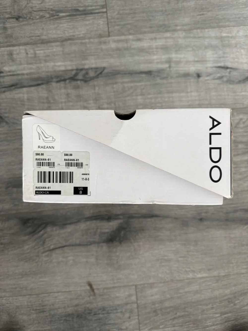 Aldo Silver Raeann Heels - Picture 2 of 4